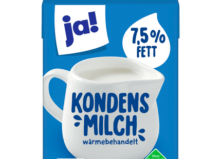 ja! Kondensmilch 7,5% Fett 340g