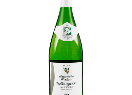 Baden Winzerkeller Wiesloch Weißwein Weißburgunder QbA halbtrocken 1l