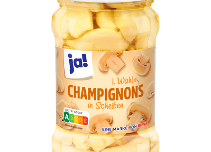 ja! Champignons 1, Wahl in Scheiben 170g