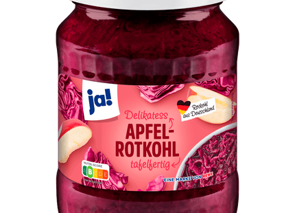 ja! Rotkohl mit Apfelstücken 680g