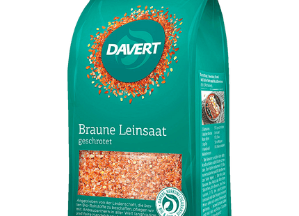 Davert Bio Braune Leinsaat geschrotet 200g