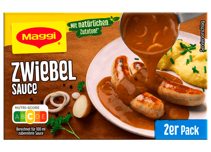 Maggi Zwiebel Sauce 2er Pack ergibt 2x250ml