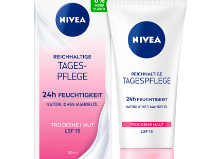 NIVEA Reichhaltige Tagespflege für trockene und sensible Haut 50ml