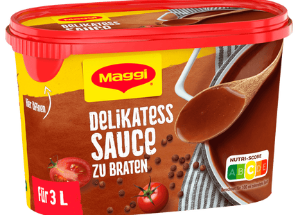 Maggi Delikatess Sauce zu Braten ergibt 3 Liter