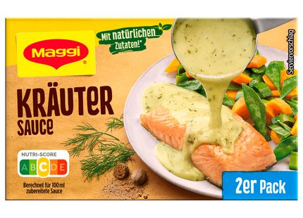 Maggi Kräuter Sauce 2er Pack ergibt 2x250ml