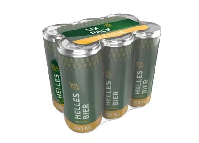 250 ml Bier Sixpack - Umweltfreundliches Eco Label TK Gruppe® Grosshandel 