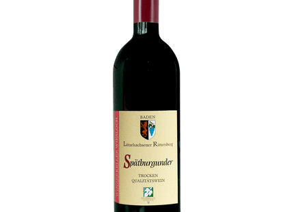 Lützelsachsener Rittersberg Rotwein Spätburger QbA trocken 0,75l