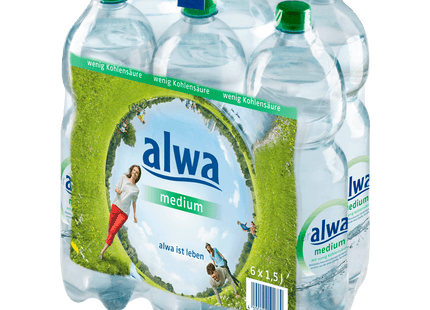 Alwa Mineralwasser Medium 6x1,5l