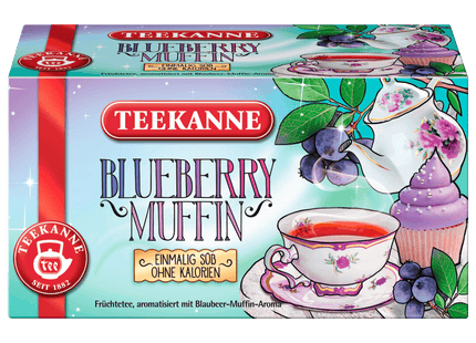 Teekanne Blueberry Muffin 40,5g, 18 Beutel