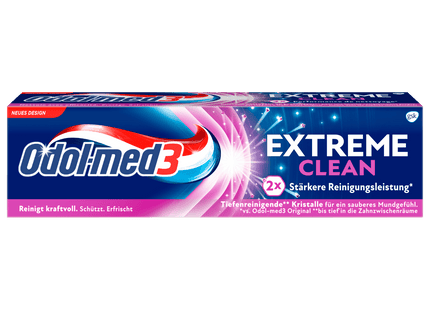 Odol-med3 Zahncreme Extreme Clean Tiefenreinigung 75ml