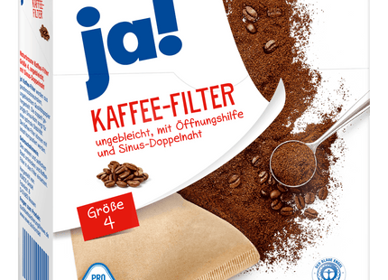 ja! Kaffee-Filter Größe 4, 100 Stück