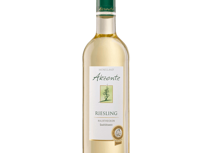 Moselland Akzente Weißwein Riesling QbA halbtrocken 0,75l