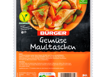 Bürger Gemüse-Maultaschen 360g