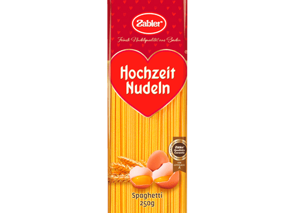 Zabler Hochzeit Nudeln Spaghetti 250g