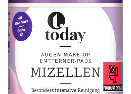 Today Augen Make-up Entferner Pads Mizellen 100 Stück