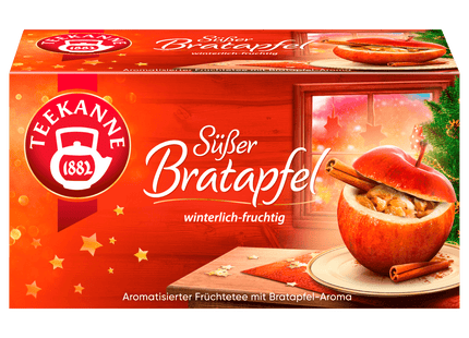 Teekanne Süßer Bratapfel 50g, 20 Beutel