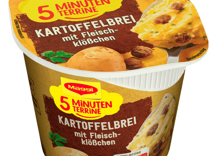 Maggi 5 Minuten Terrine Kartoffelbrei mit Fleischklößchen 46g