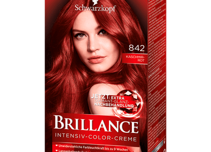 Schwarzkopf Brillance Intensiv-Color-Creme 842 Kaschmir-Rot 143ml