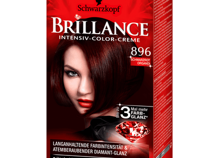 Schwarzkopf Brillance 896 Schwarzrot Organdi