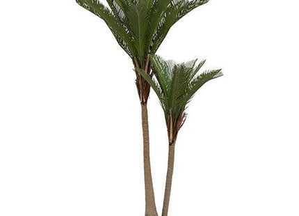 Künstliche Palme 2 Stämme H180cm grün