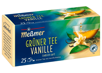 Meßmer Grüner Tee Vanille 44g, 25 Beutel