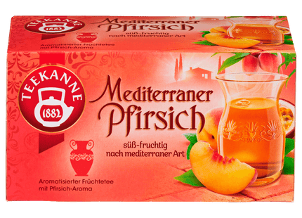 Teekanne Mediterraner Pfirsich 50g, 20 Beutel