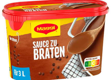 Maggi Sauce zu Braten ergibt 3 Liter