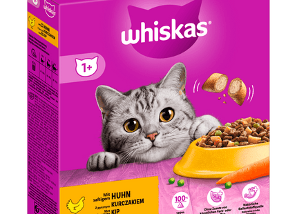 Whiskas Karton Trocken 1+ mit Huhn 800g