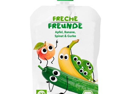 Erdbär Freche Freunde Bio Apfel, Banane, Spinat 100g