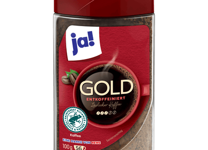 ja! Gold entkoffeiniert 100g