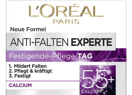 L'Oréal Paris Anti-Falten Experte Feuchtigkeitspflege Nacht 55+ Calcium 50ml