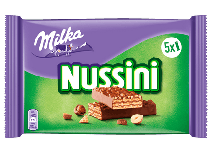 Milka Nussini Schokoriegel 5x31,5g