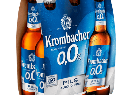 Krombacher Pils alkoholfrei 6x0,33l