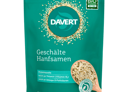 Davert Bio Geschälte Hanfsamen 150g