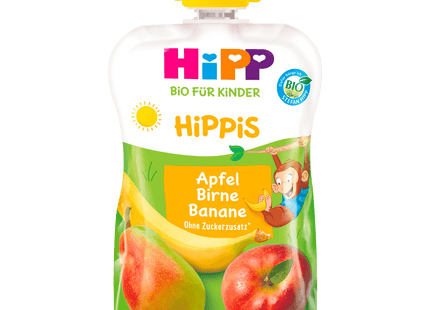 Hipp Hippis Anton Affe Bio Apfel-Birne-Banane 100g