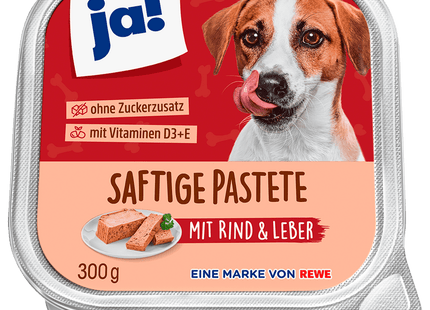 ja! Saftige Pastete mit Rind & Leber 300g