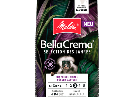 Melitta BellaCrema Selection des Jahres Ganze Kaffeebohnen 1kg