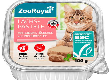 ZooRoyal Lachspastete mit Forelle 100g