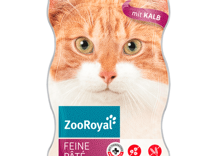 ZooRoyal Feine Pâté mit Kalb 85g