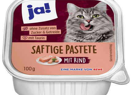 ja! Saftige Pastete mit Rind 100g