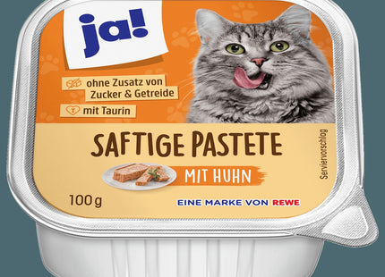 ja! Saftige Pastete mit Huhn 100g