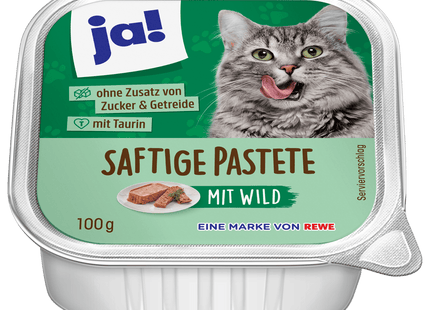 ja! Saftige Pastete mit Wild 100g