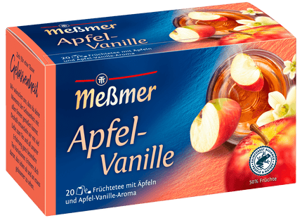 Meßmer Apfel-Vanille 55g, 20 Beutel