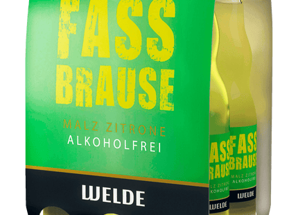 Welde Fassbrause Malz Zitrone alkoholfrei 6x0,33l