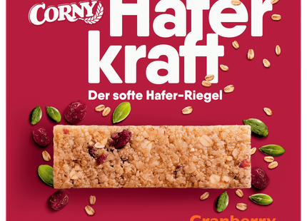 Corny Haferkraft Cranberry Kürbiskern 4x35g