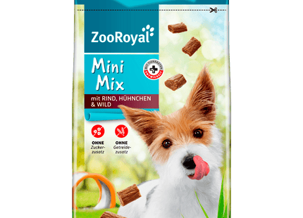 ZooRoyal Mini Mix mit Rind, Hühnchen & Wild 60g