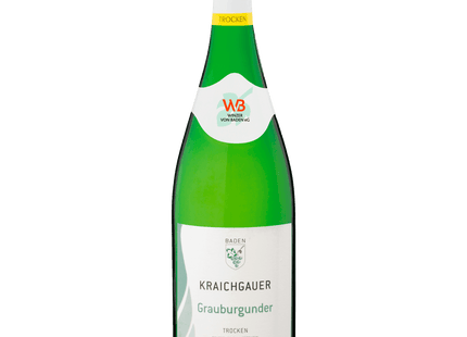 Winzer von Baden Weißwein Kraichgauer Grauburgunder trocken 1l