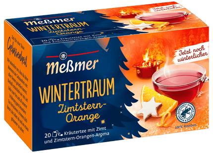 Meßmer Wintertraum Zimtstern-Orange 40g, 20 Beutel