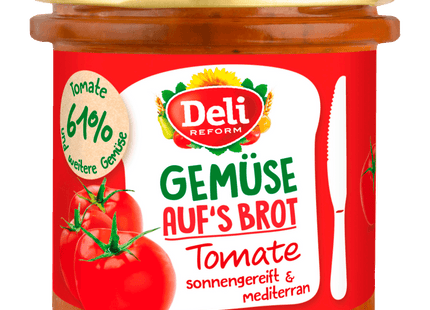 Deli Reform Bio Gemüse auf Brot Tomate 150g