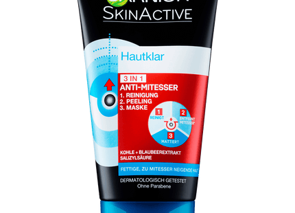 Garnier Skin Active Hautklar 3in1 Anti-Mitesser 150ml